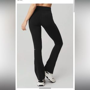 Alo Yoga Airbrush Full Length High waisted bootcut leggings black size small